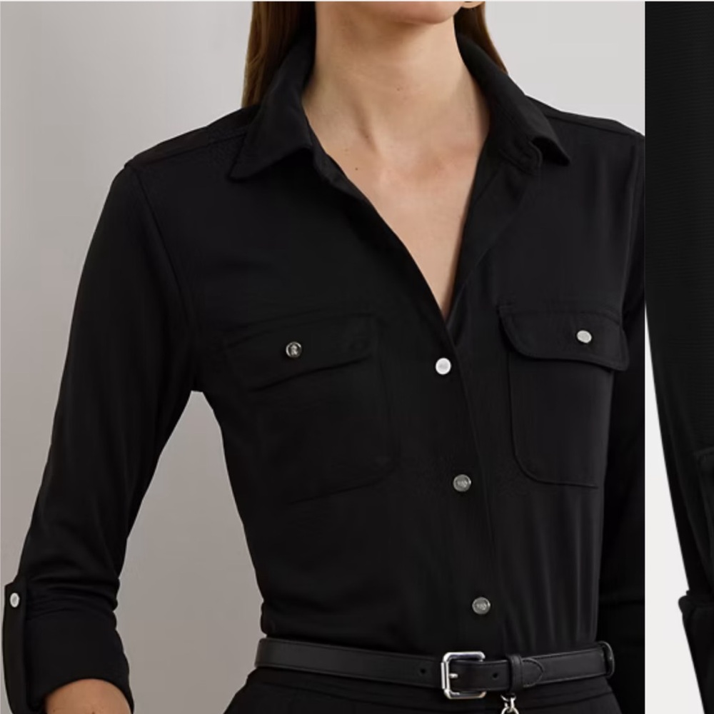 Ralph Lauren Black Button-Up Shirt